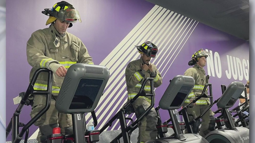 Crunch Fitness’ annual 9/11 stair climb